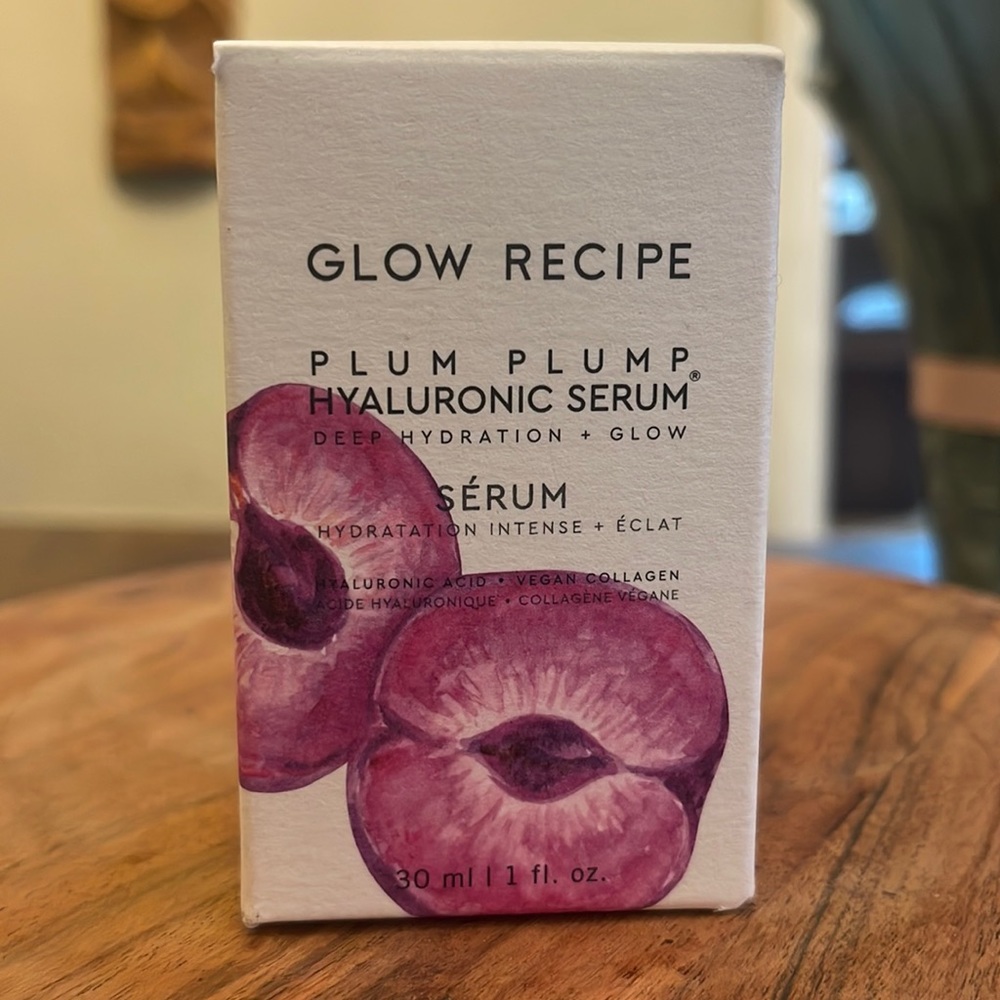 GLOW RECIPE Plum Plump HYALURONIC Serum 30ml 1fl oz New in Box